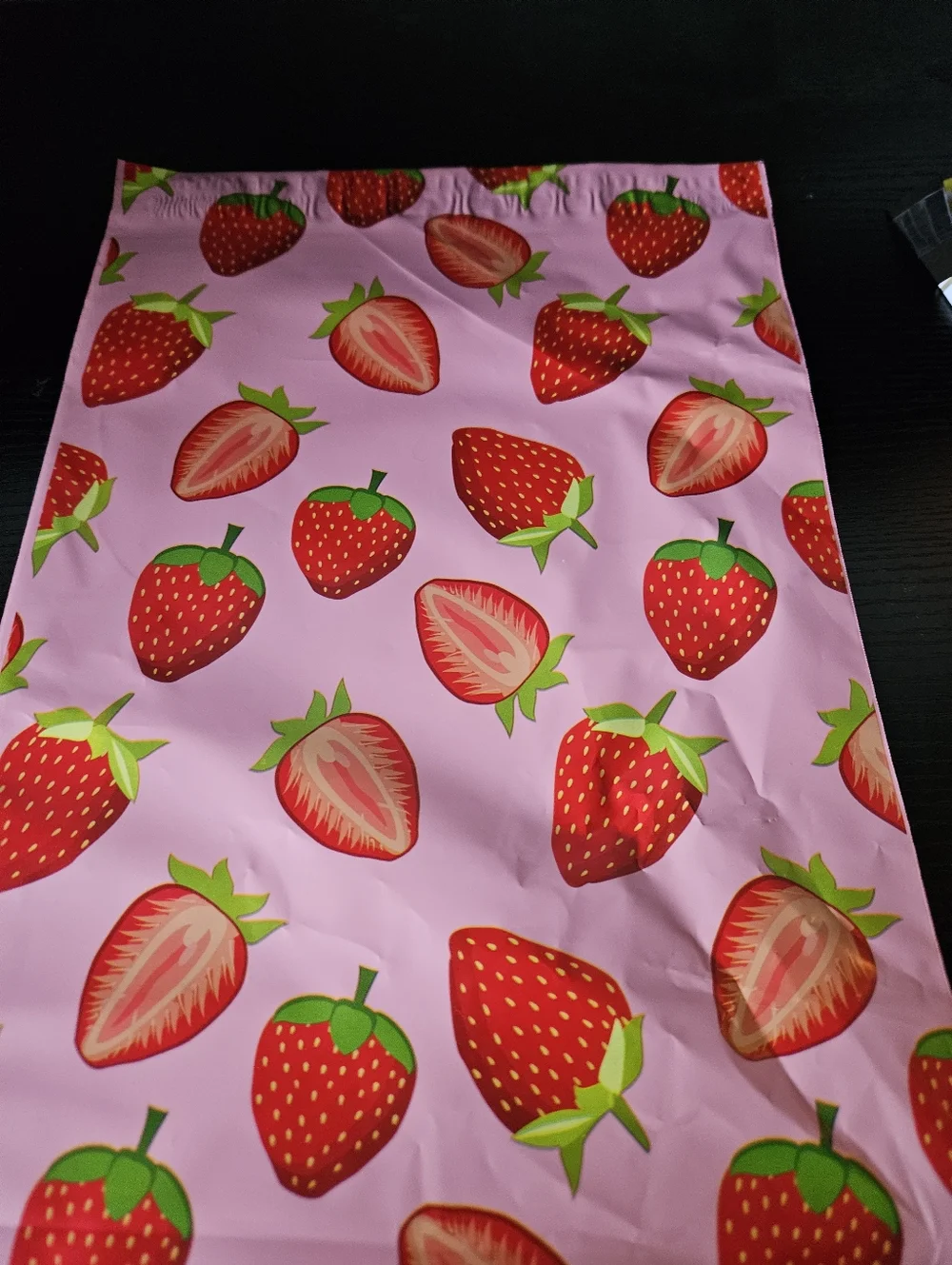 10 Strawberry Polymailer Packages